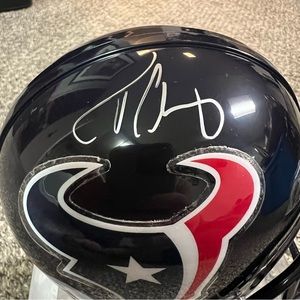 Jadeveon Clowney Autographed Houston Texans Mini Riddell Helmet - Authenticated